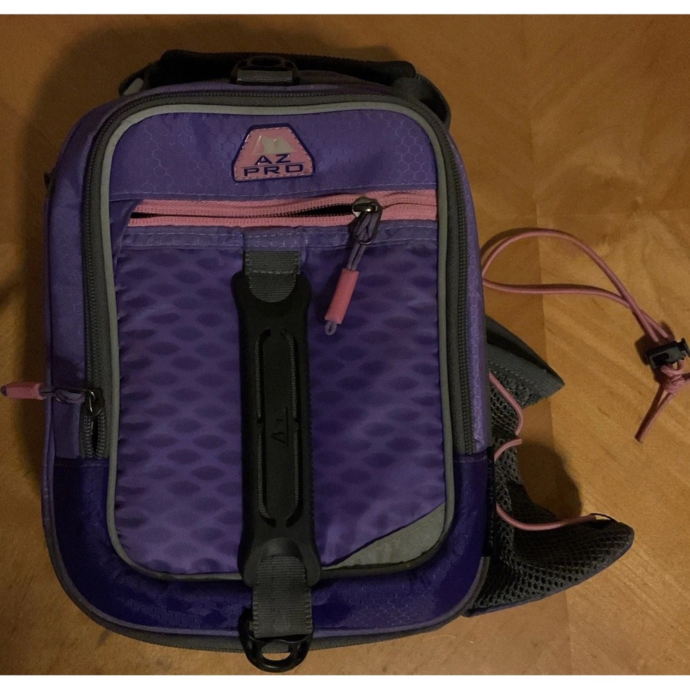 AZ Pro Lunch Box Purple High Performance Dual‎ Compartment Pack Drink Holder